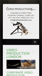 Mobile Screenshot of ceresproductions.com